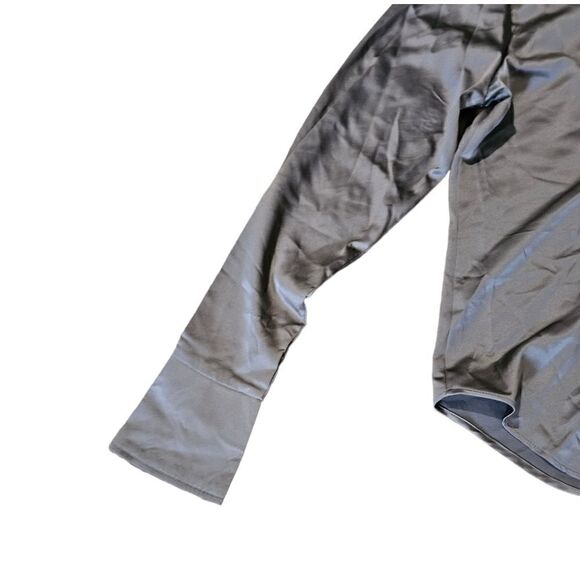 Women's Bell Sleeve Collares Button Dlwn Shirt Large - Picture 2 of 4